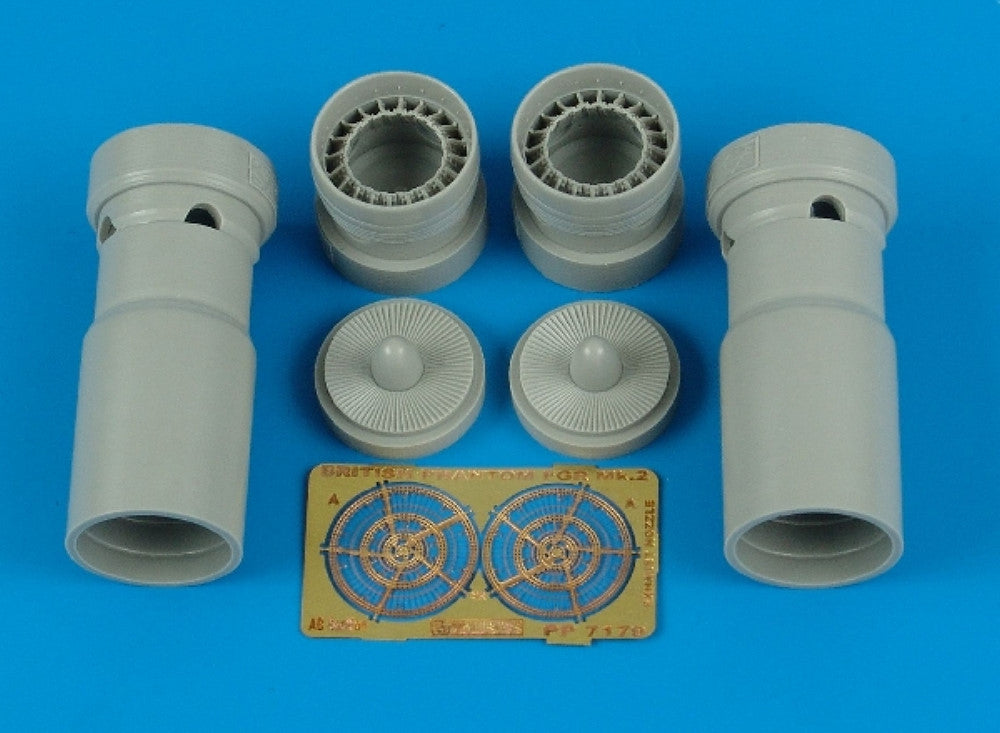 Aires 7179 1/72 McDonnell-Douglas FG.1 Phantom exhaust nozzles (designed to be used with Fujimi kits)