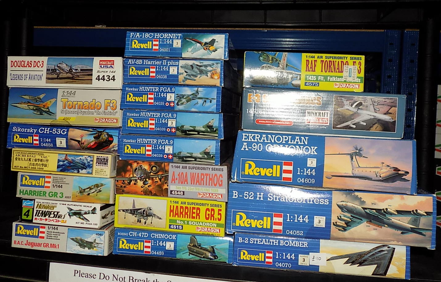 20x Various 1/144 Aircraft Kits - Poor Boxes AUC00028