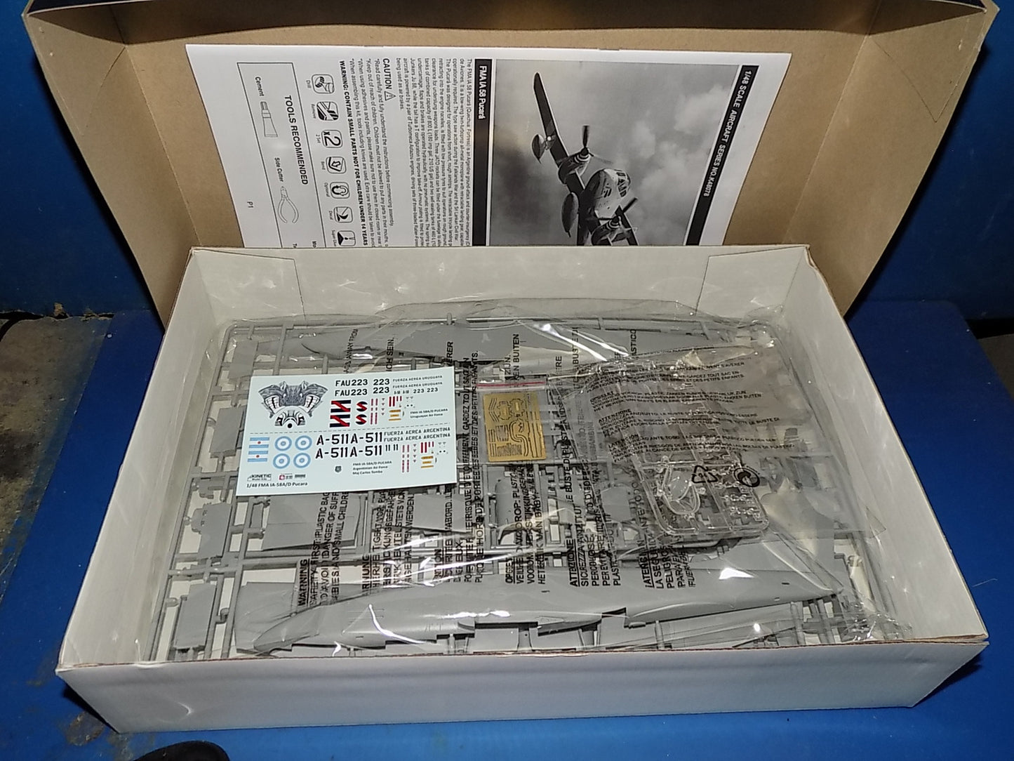 Kinetic 1/48 48078 IA 58 Pucara w/Extras AUC00157