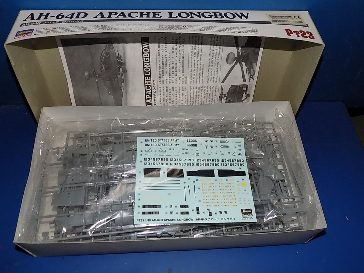 Hasegawa 1/48 PT23 AH-64D Apache Longbow w/Extra AUC00183