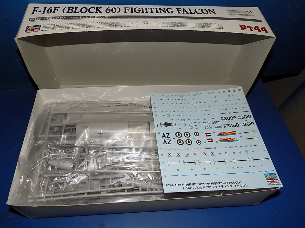 Hasegawa 1/48 PT44 F-16F (Block 60) Fighting Falcon (NO Instructions) AUC00187