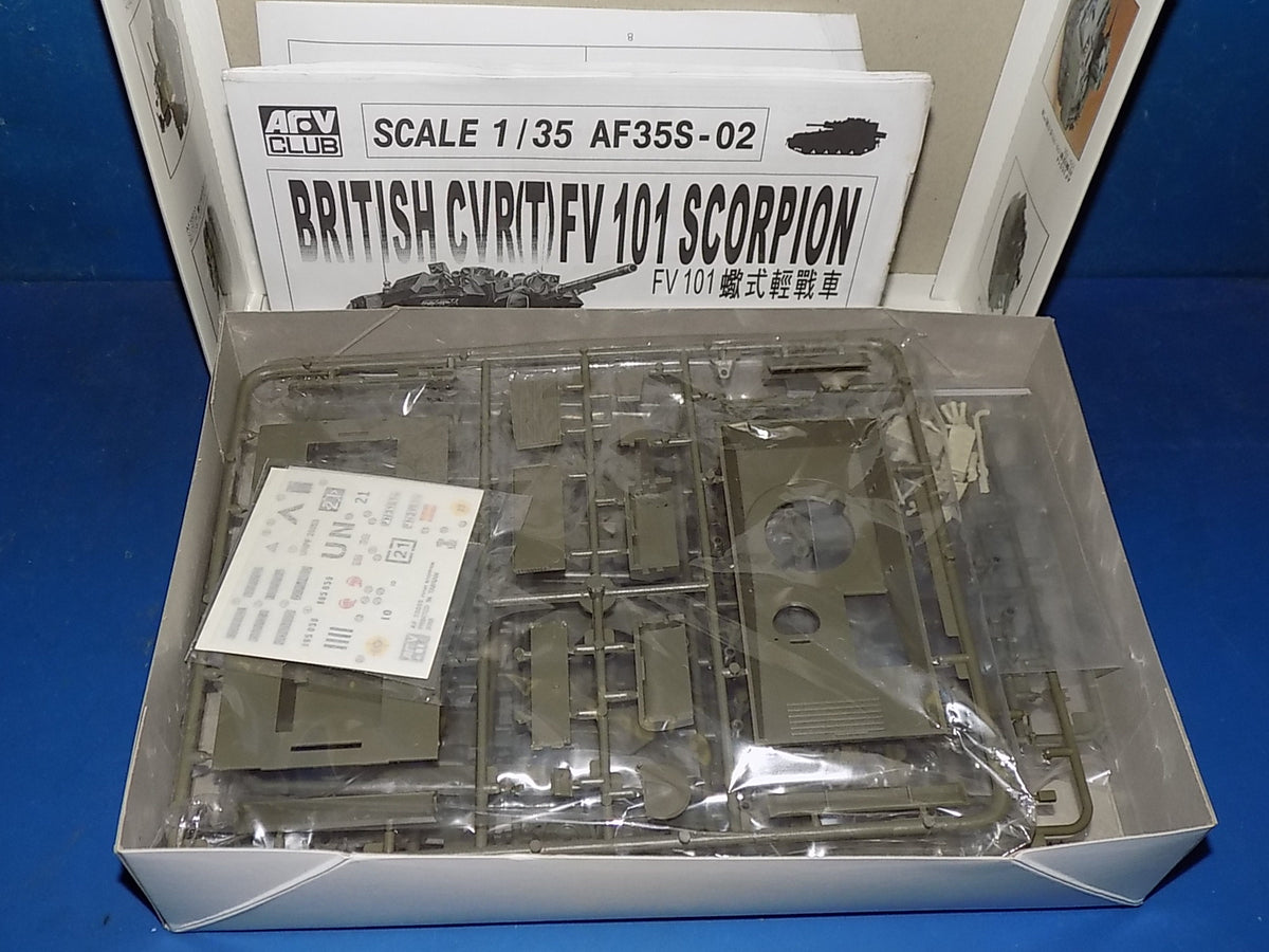 AFV Club 1/35 35S02 British CVR(T) FV101 Scorpion w/Extras AUC00222