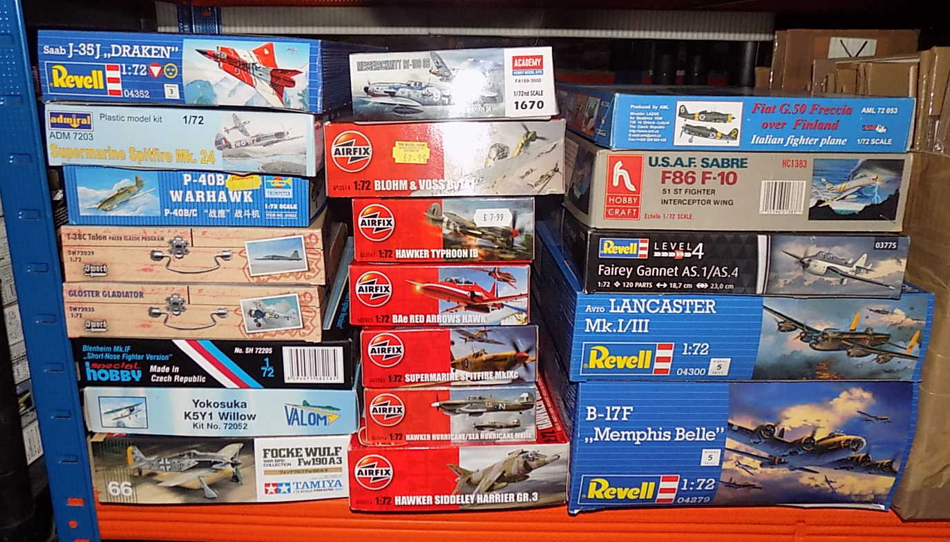 20 Various 1/72 Aircraft Kits - Tatty Boxes JBL0089