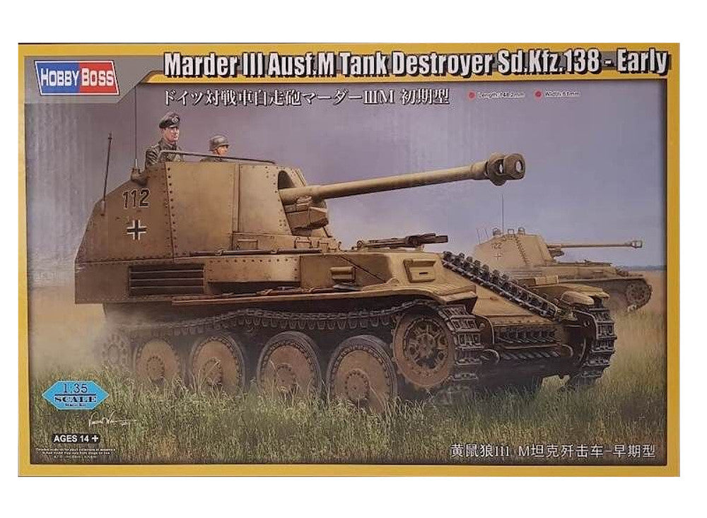 Hobbyboss HBB80169 1/35 - Marder III Sd.Kfz.138 Ausf,M Early