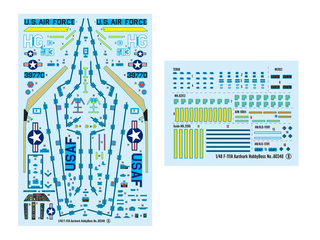 Hobbyboss HBB80348 1/48 - F-111A Aardvark