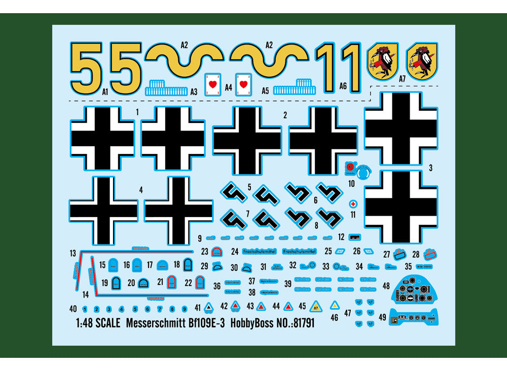 1/48 Hobbyboss - Messerschmitt Bf109E-3