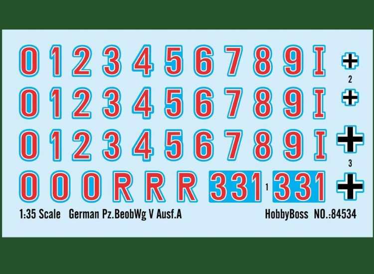 Hobbyboss HBB84534 1/35 - PzBeobWg V Aus.A