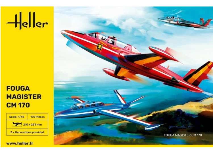 Heller HH30510 1/48 - Fouga Magister CM 170