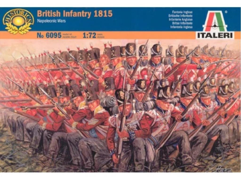 Italeri 6095 1/72 Napoleonic Wars British Infantry 1815