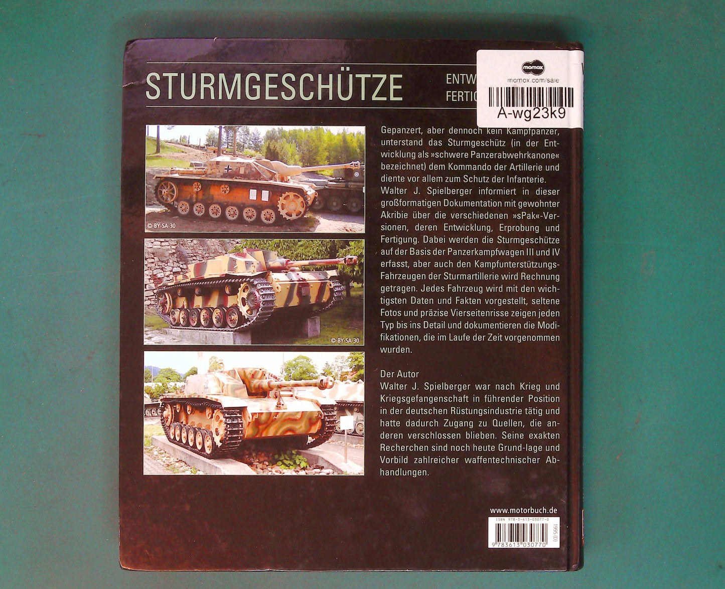 Motorbuch Verlag MFS54885 Sturmgeschütze (German Text)