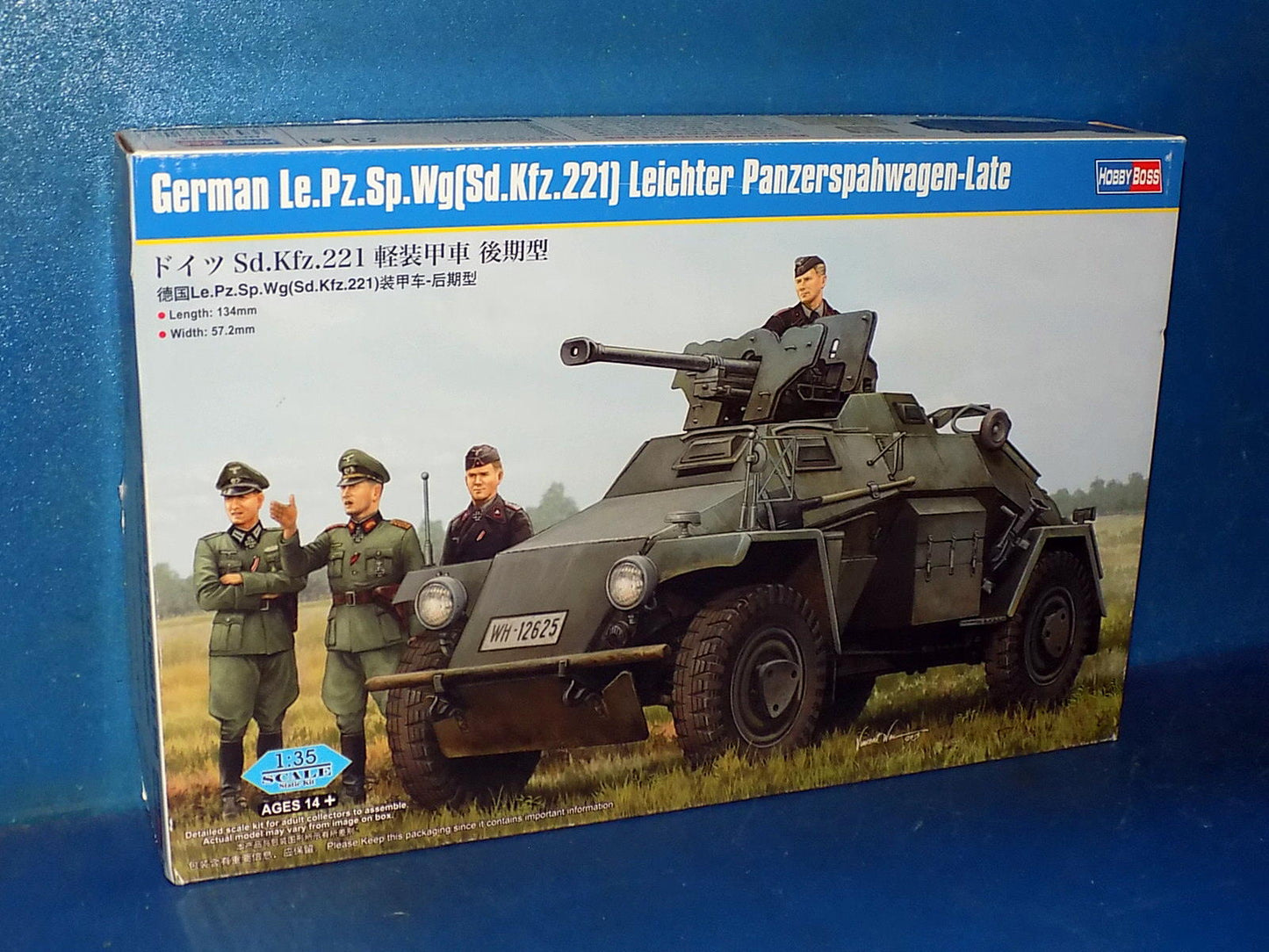 1/35 Meng Model - Sd.Kfz.221 Leichter Panzerwagen Late