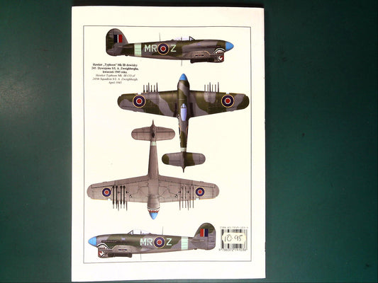 Wydawnictwo Militaria MFS55637 126: Hawker Typhoon (Polish Text)