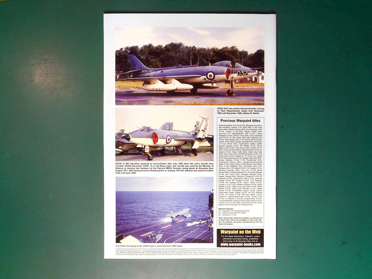 Warpaint - No 85. Supermarine Scimitar