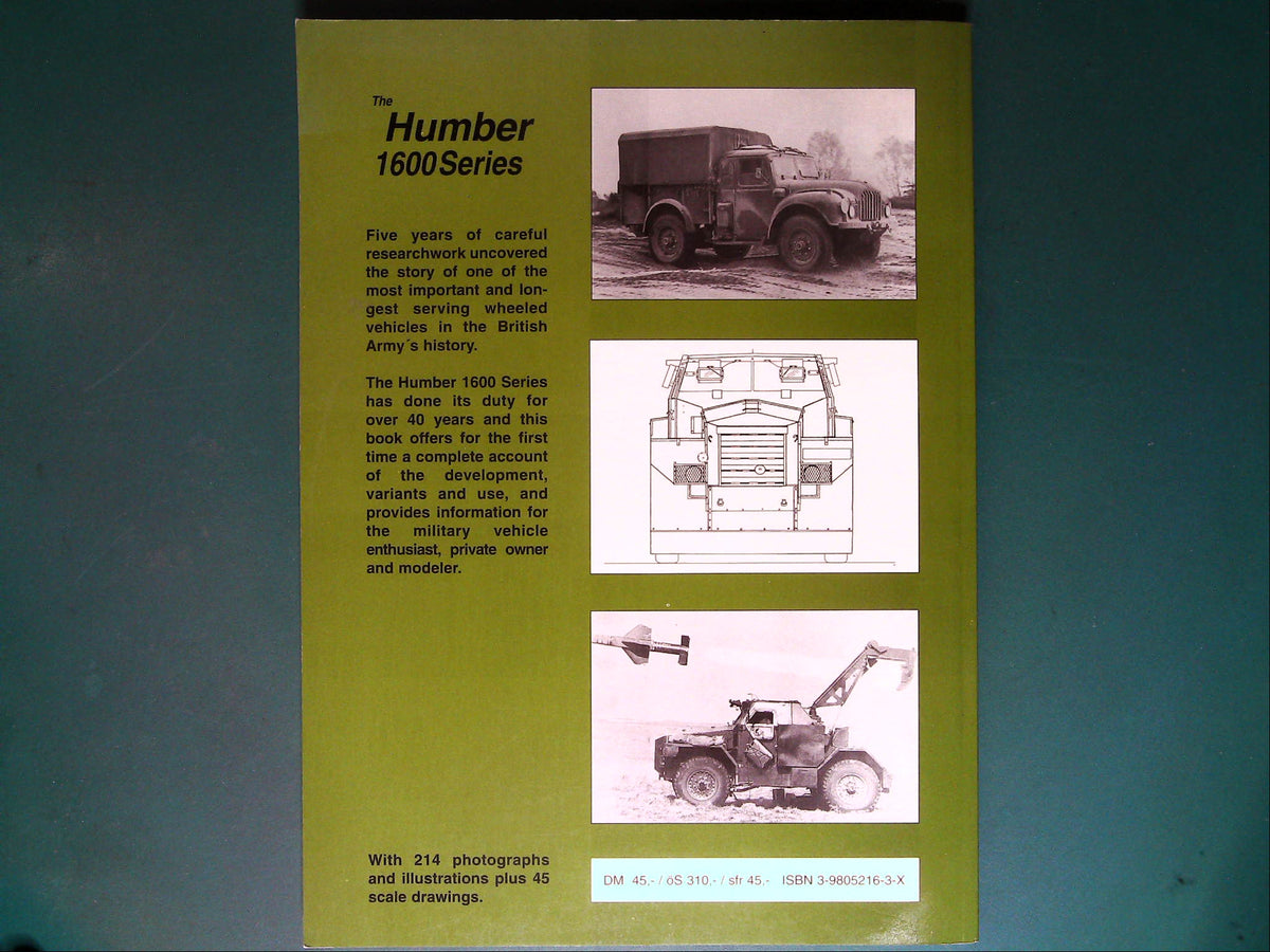 Konig Verlag - The Humber 1600 Series - FV1600 to the FV1624