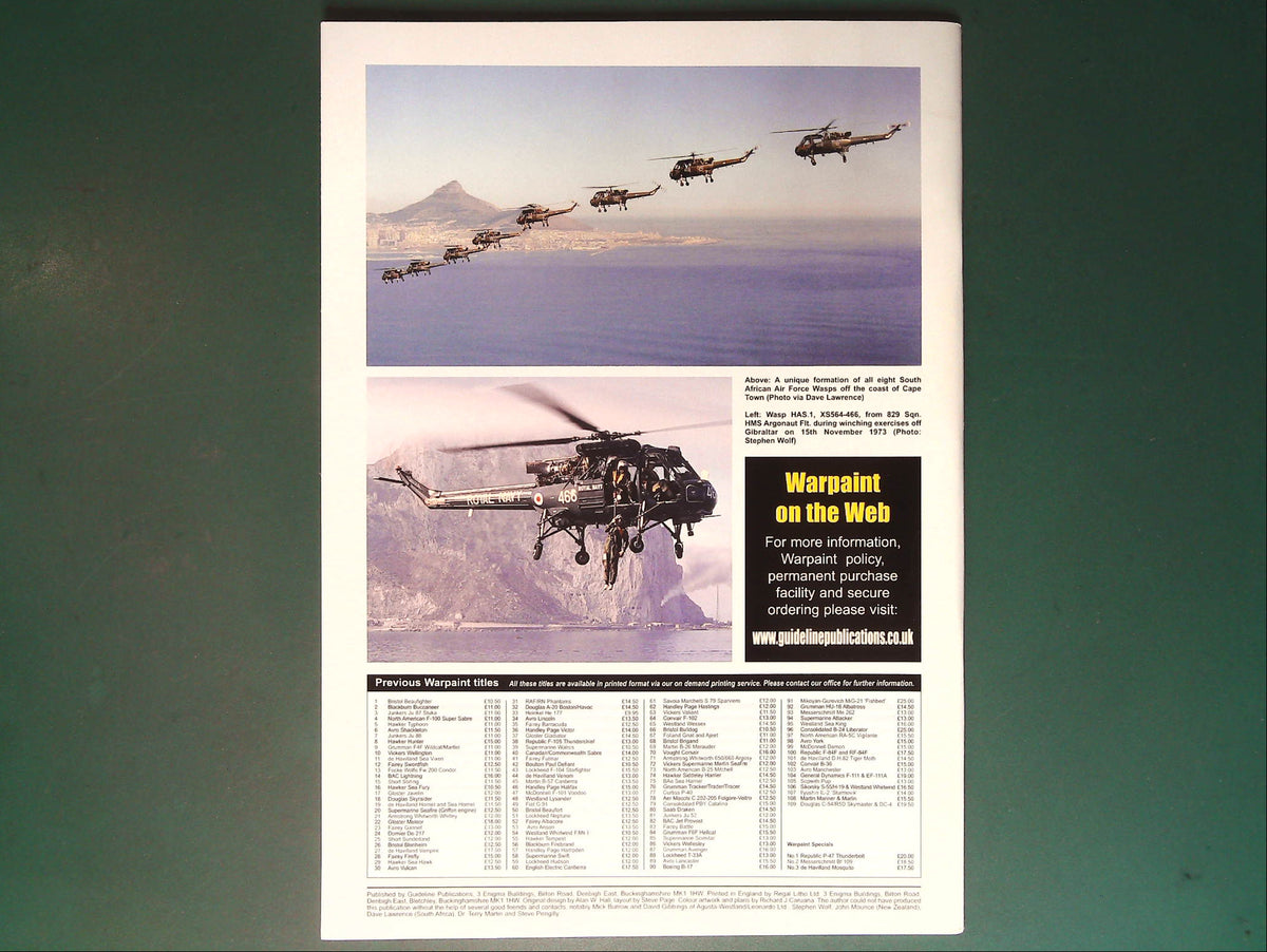 Warpaint - No 110. Westland Scout & Wasp