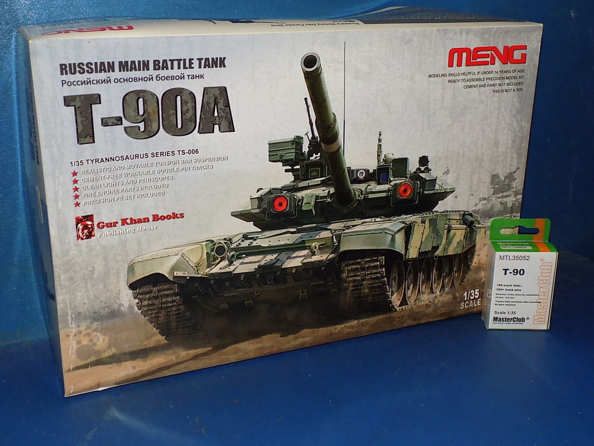 1/35 Meng Model - T-90A w/Extras
