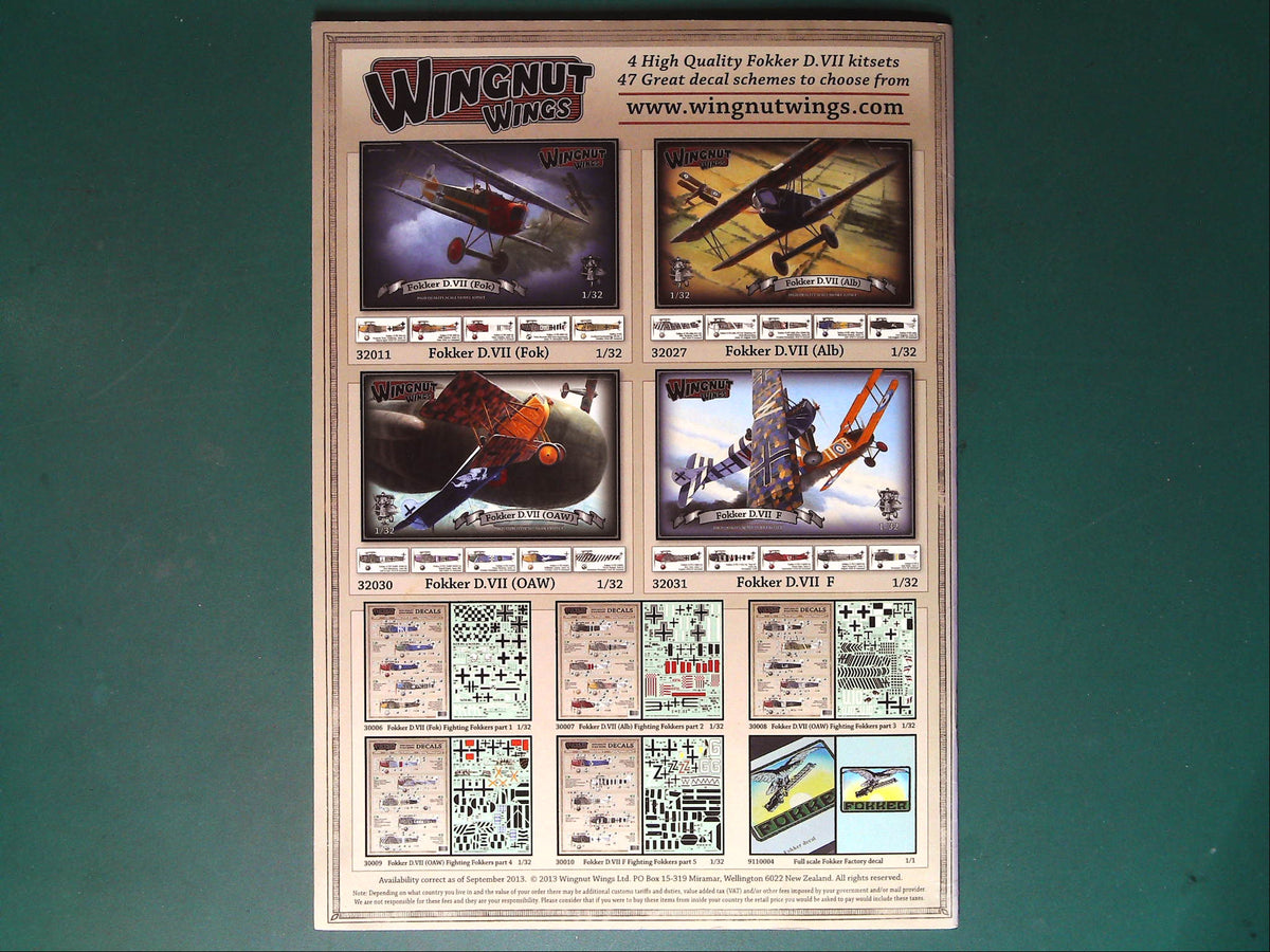 Windsock - Modelling Special 3: Building the Fokker D.VII
