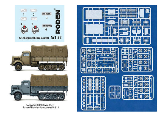1/72 Roden - Borgward B 3000 S Maultier