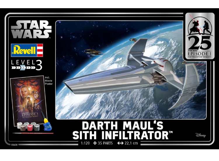 1/120 Revell - Star Wars Darth Maul's Siith Infiltrator