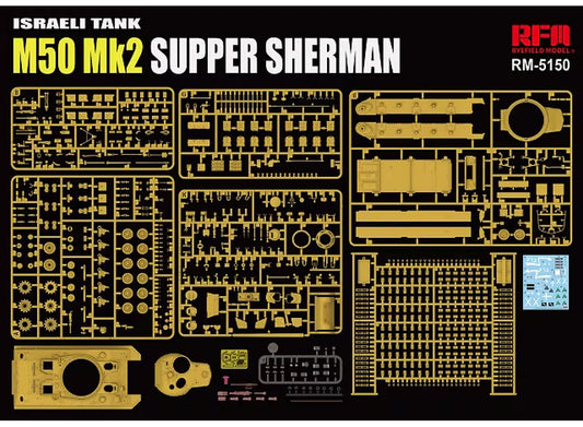 1/35 Rye Field - Israeli Tank M50 Mk2 Super Sherman