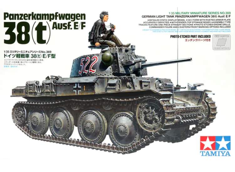 1/35 Tamiya - Pz.Kpfw. 38(t) Ausf. E/F