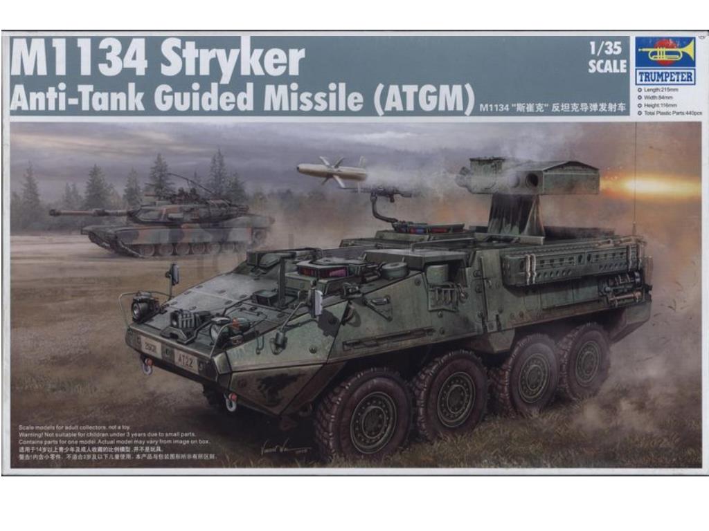 Trumpeter 00399 1/35 M1134 Stryker Anti-tank Guided Missile (ATGM)