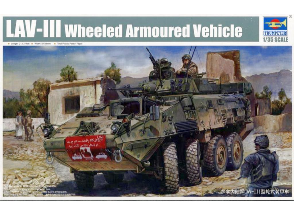 Trumpeter 01519 1/35 LAV-III Wheeled Armoured Vehicle
