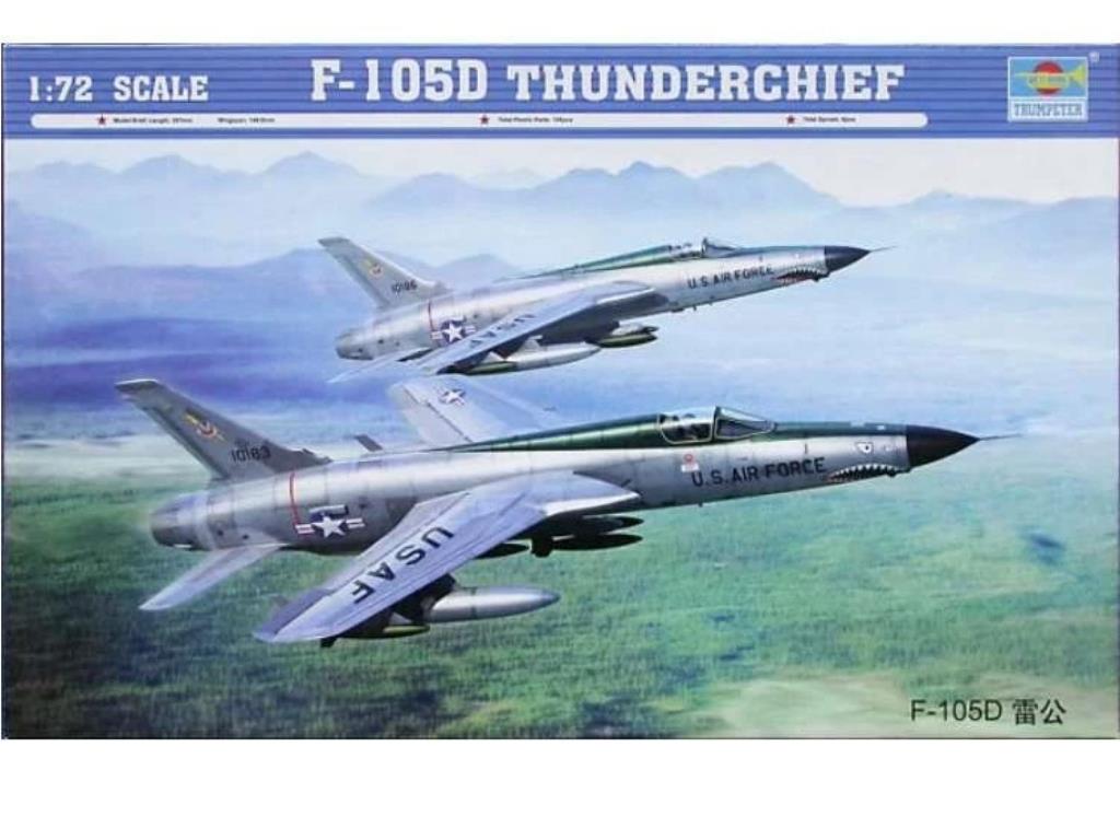 Trumpeter 01617 1/72 F-105D Thunderchief
