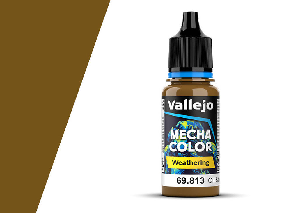 Vallejo 69813 18ml Mecha Weathering - Oil Stains (Gloss)