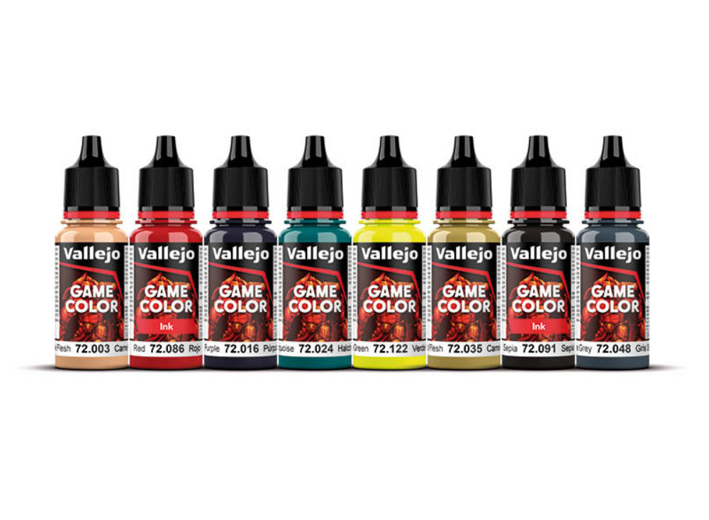 Vallejo 72191 18ml x8 - Game Color Acrylic Paint Set - Non Death Chaos