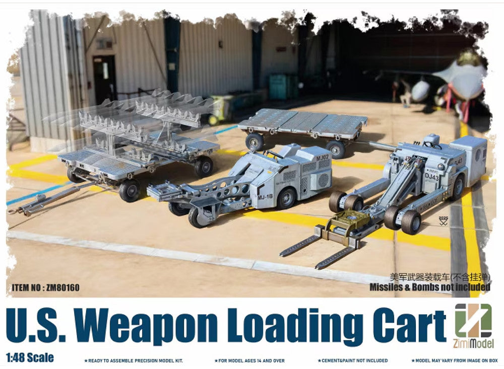 Zimi Models 80160 1/48 U.S. Weapon Loading Cart