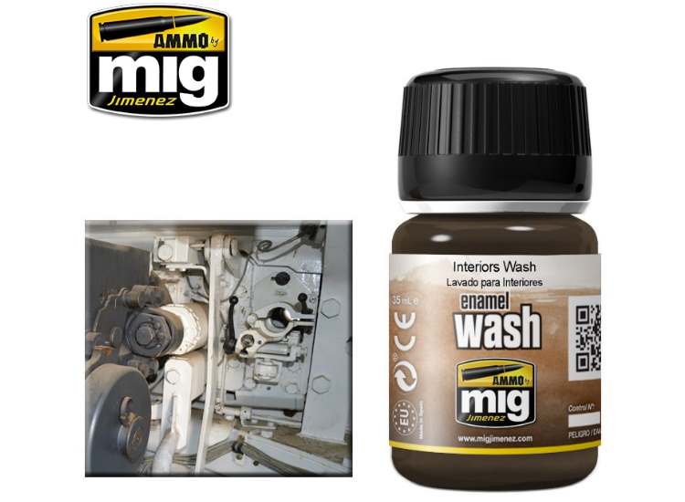 35ml Ammo Mig - Interiors Wash