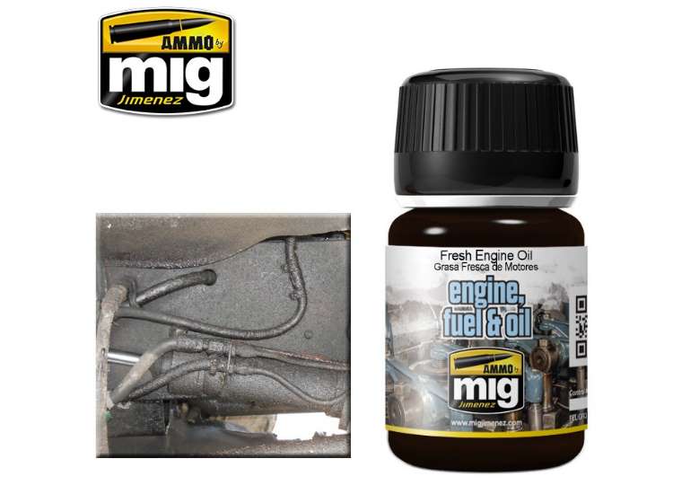35ml Ammo Mig - Fresh Engine Oil - Enamel