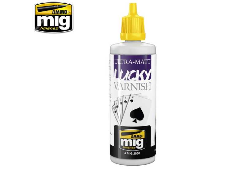 60ml Ammo Mig - Ultra-Matt Lucky Acrylic Varnish