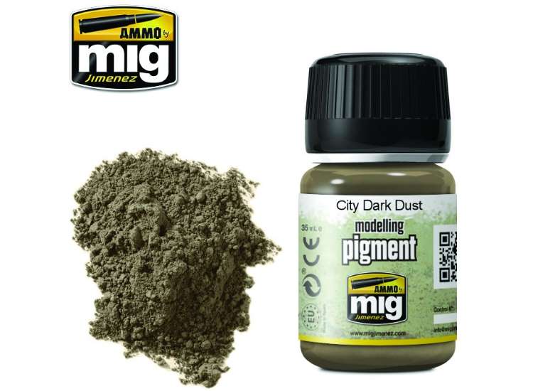 35ml Ammo Mig - Pigments - City Dark Dust