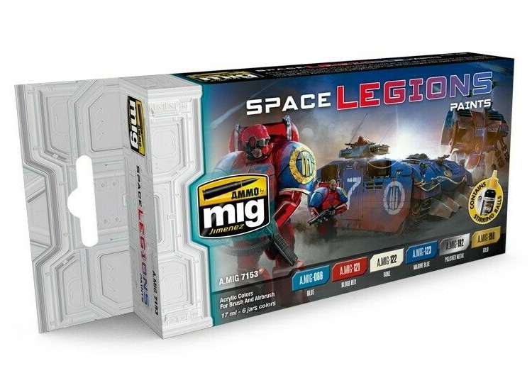 17ml x6 Ammo Mig - Space Legions - Acrylic Paint Set