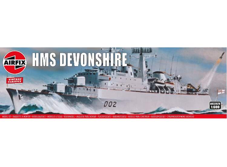 1/600 Airfix - HMS Devonshire
