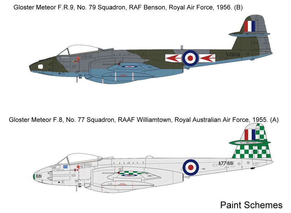 1/72 Airfix - Gloster Meteor F.8/FR.9