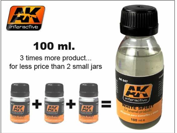 100ml AK Interactive - White Spirit