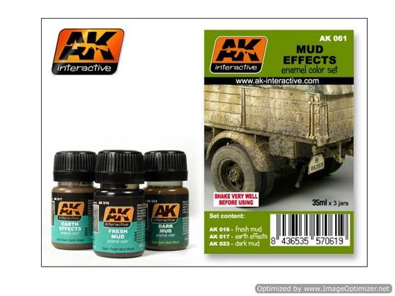35ml x3 AK Interactive - Mud Set