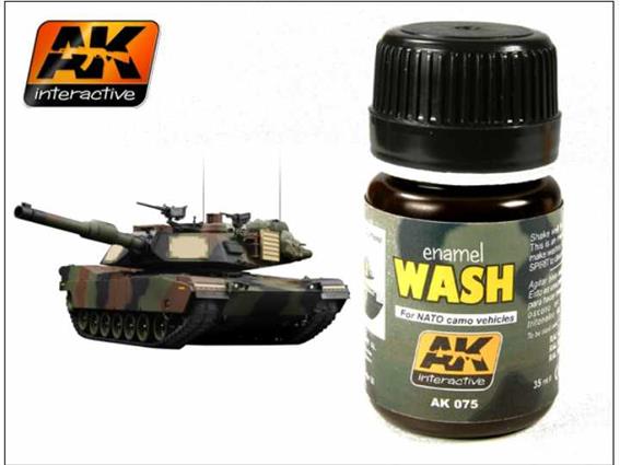 35ml AK Interactive - Wash for Nato Tanks