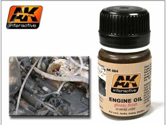 35ml AK Interactive - Engine Oil - glossy finish
