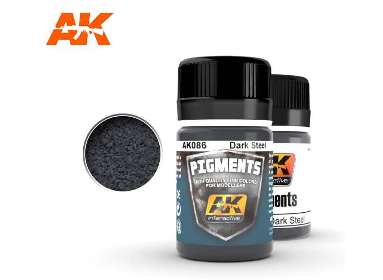 35ml AK Interactive - Pigment - Dark Steel