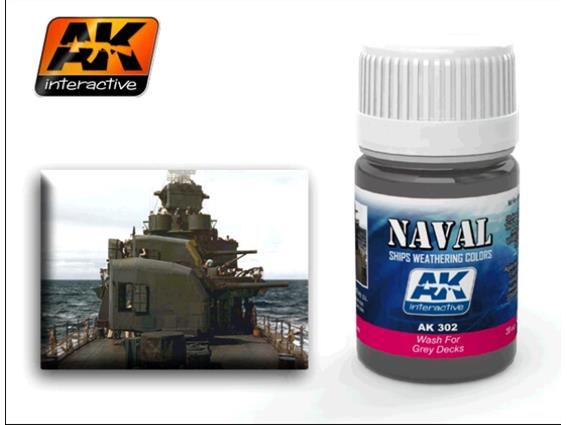 35ml AK Interactive - Wash for Grey Decks