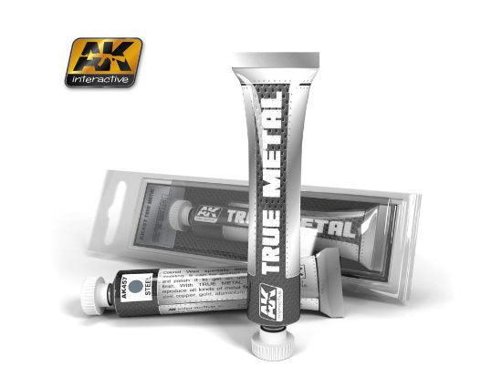 20ml AK Interactive - True Metal Paint - Steel