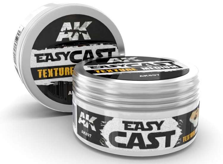 130g AK Interactive - Easy Cast Texture Medium