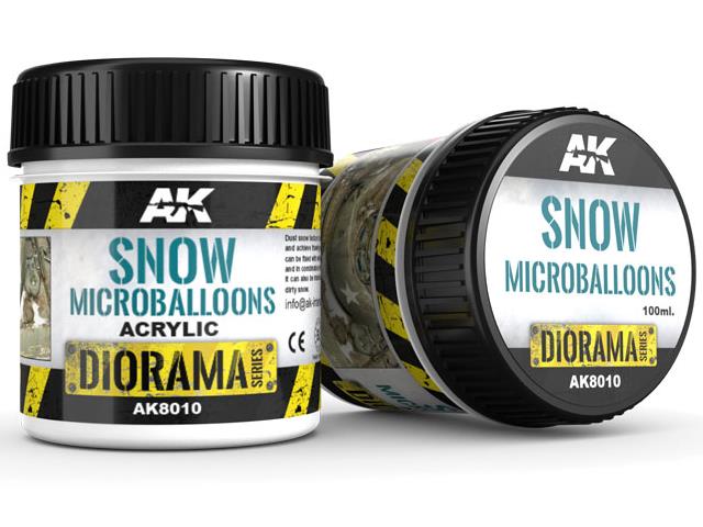 AK Interactive AAK08010 100ml - Snow Microballoons