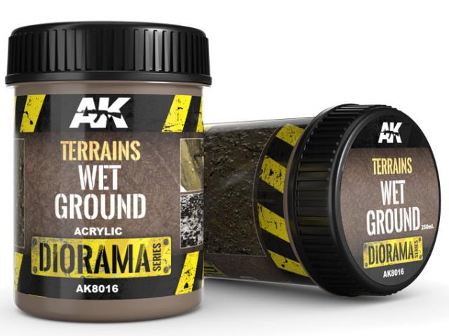 AK Interactive AAK08016 250ml - Terrains - Wet Ground