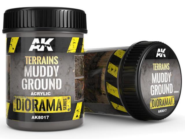 250ml AK Interactive - Terrains - Muddy Ground