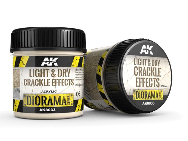 AK Interactive AAK08033 100ml - Light and Dry Crackle Effects
